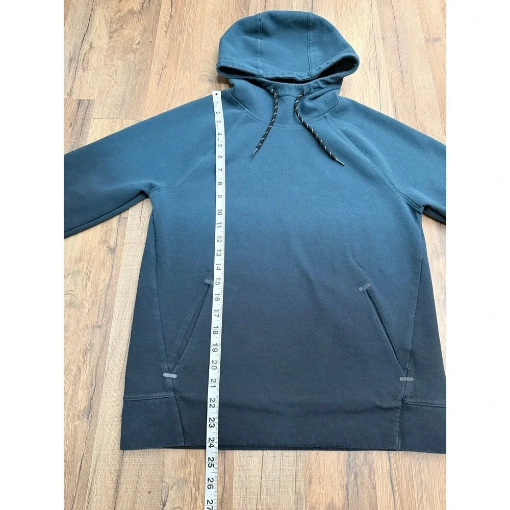 Old Navy Kids Active Dynamic Fleece‎ Hoodie XS Teal Black Ombre Raglan Pockets